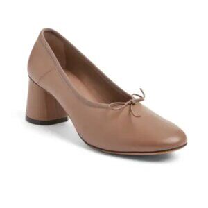 MANSUR GAVRIEL leather Dream Pump in Biscotto NEW 41.5